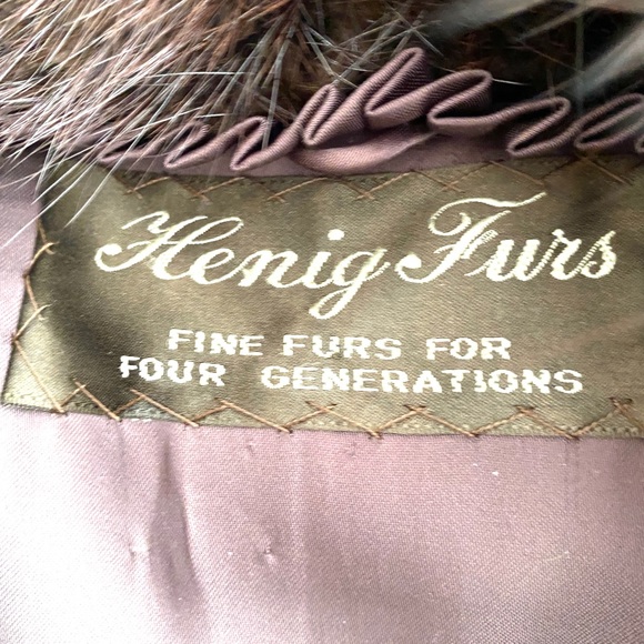 A SIZE 16 BEAVER Full length coat - Picture 4 of 10